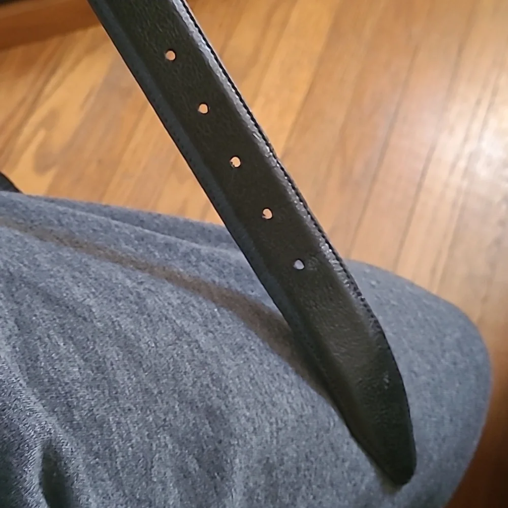 To Boot New York Blackish Brown Leather Belt, Sz 32 MADE IN THE USA